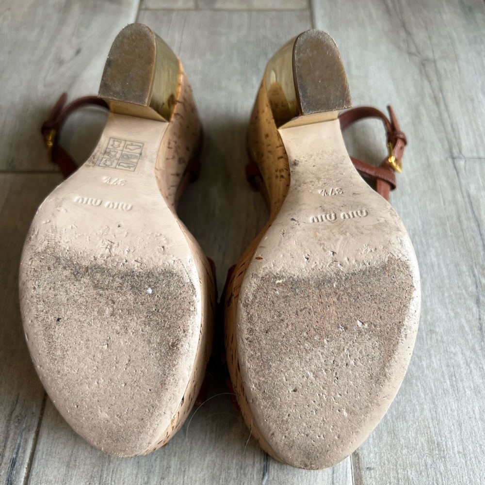 Miu Miu Platforms. Size 7.5 - image 4